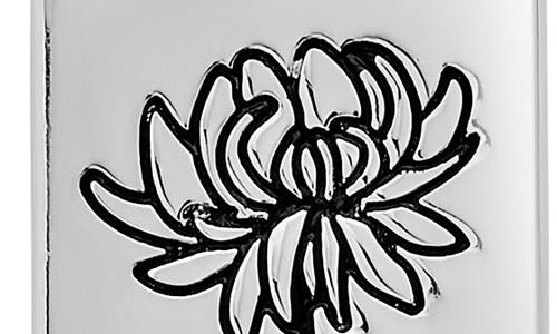 Sterling Forever Birth Flower Pendant Necklace In Silver/november
