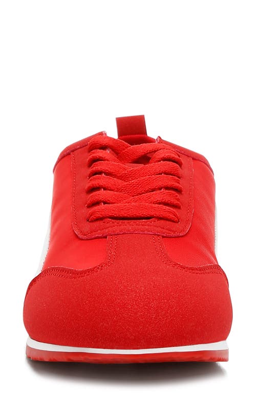 London Rag Montek Sneaker In Red