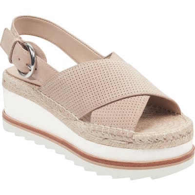 Marc Fisher Ltd Gellyn Slingback Sandal, Brown