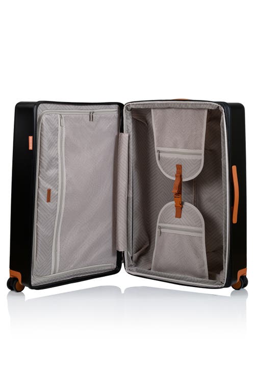 Champs Vintage Muse 3-piece Hardside Spinner Suitcases In Black/tan