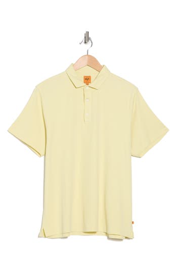 Shop Soft Cloth Daydreamer Garment Dyed Polo In Yellow