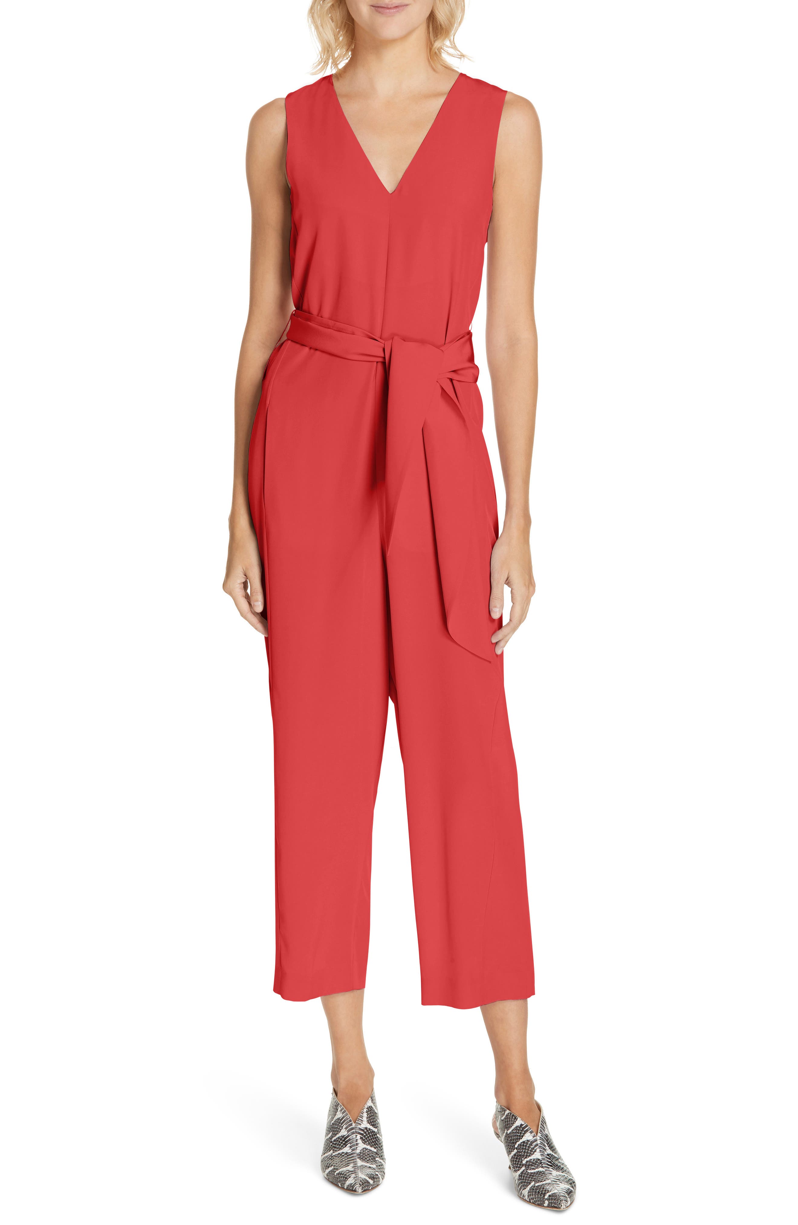 tibi silk jumpsuit