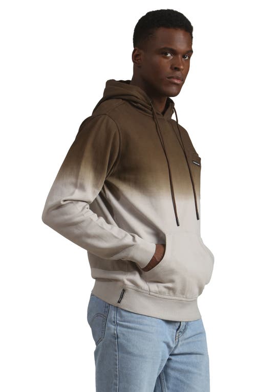 Members Only Men's Emerson Ombre Hooded Sweatshirt In Sand