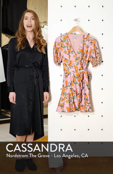 aranciata wrap dress