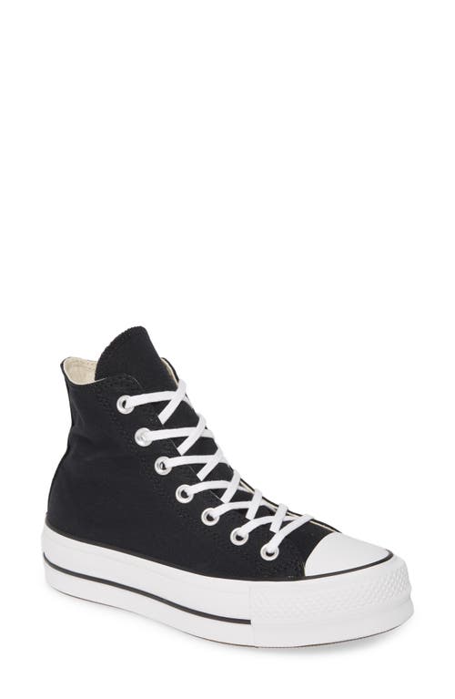 Converse Chuck Taylor® All Star® Lift High Top Platform Sneaker In Black