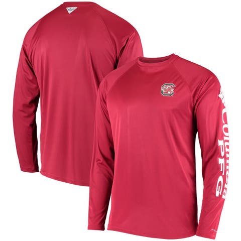 Columbia Omni Shade Rapid Creek Pink Rash Guard Long Sleeve Shirt