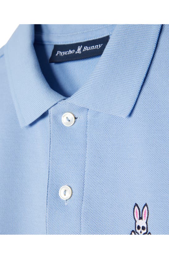 Shop Psycho Bunny Kids' Classic Piqué Polo In Serenity