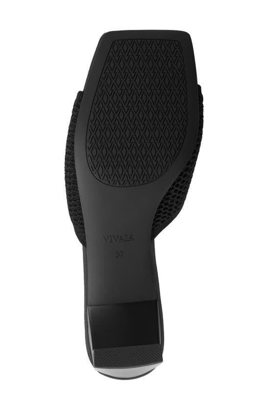 Shop Vivaia Juliet Pro Slide Sandal In Black Mesh