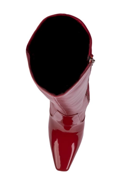 Ninety Union Villa Wedge Boot In Burgundy