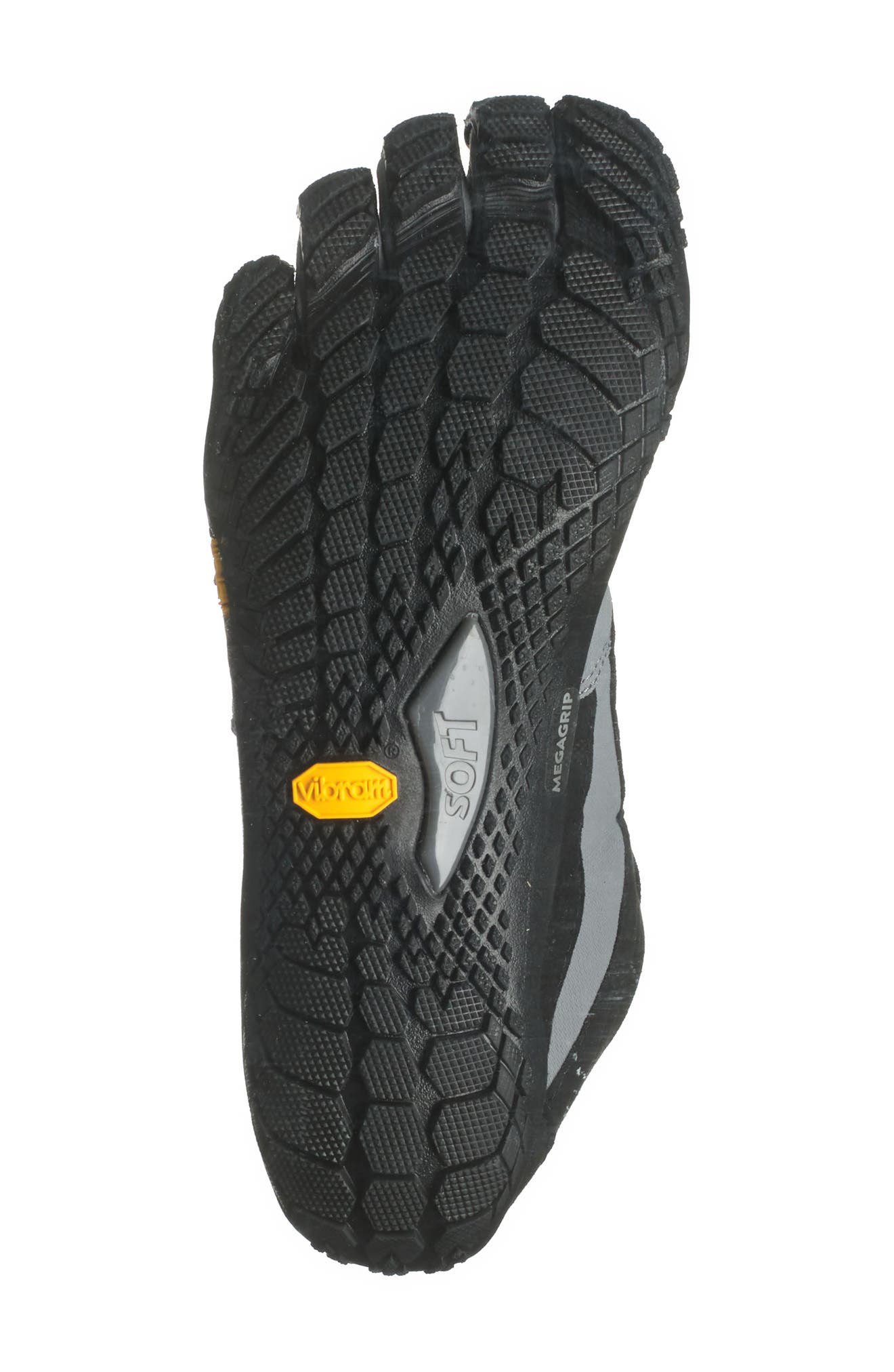 Vibram Fivefingers Hiking Shoe In Black/grey/citronelle