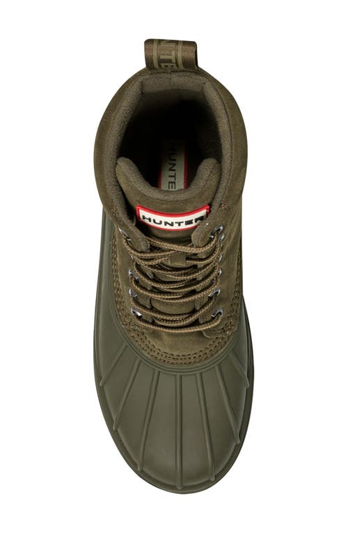 Hunter Southall Waterproof Insulated Boot In Galloway Green/mid Olive