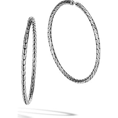 John Hardy Classic Chain Large Hoop Earrings