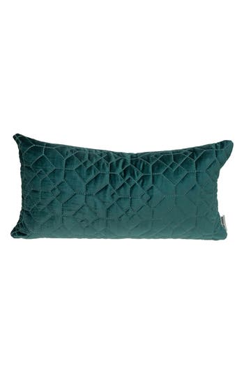 Parkland Collection Sora Quilted Throw Pillow In Teal