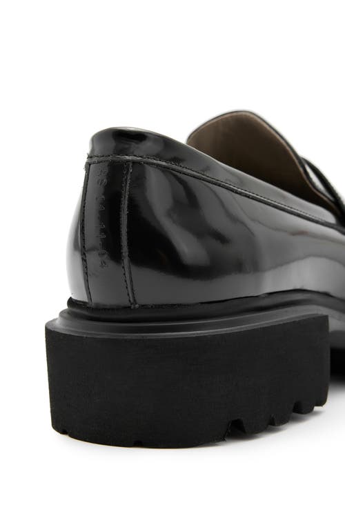 Shop Allsaints Vinni Penny Loafer In Black