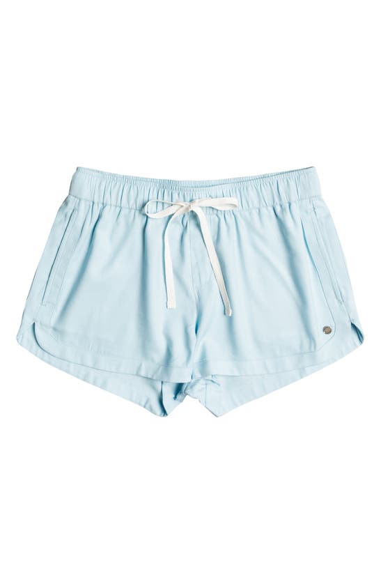 Roxy New Impossible Love Shorts In Cool Blue