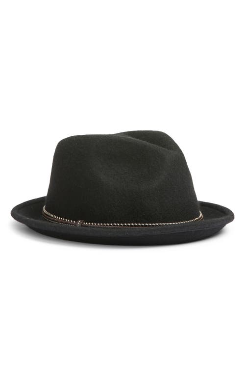 Shop Nordstrom Wool Felt Pork Pie Hat In Black