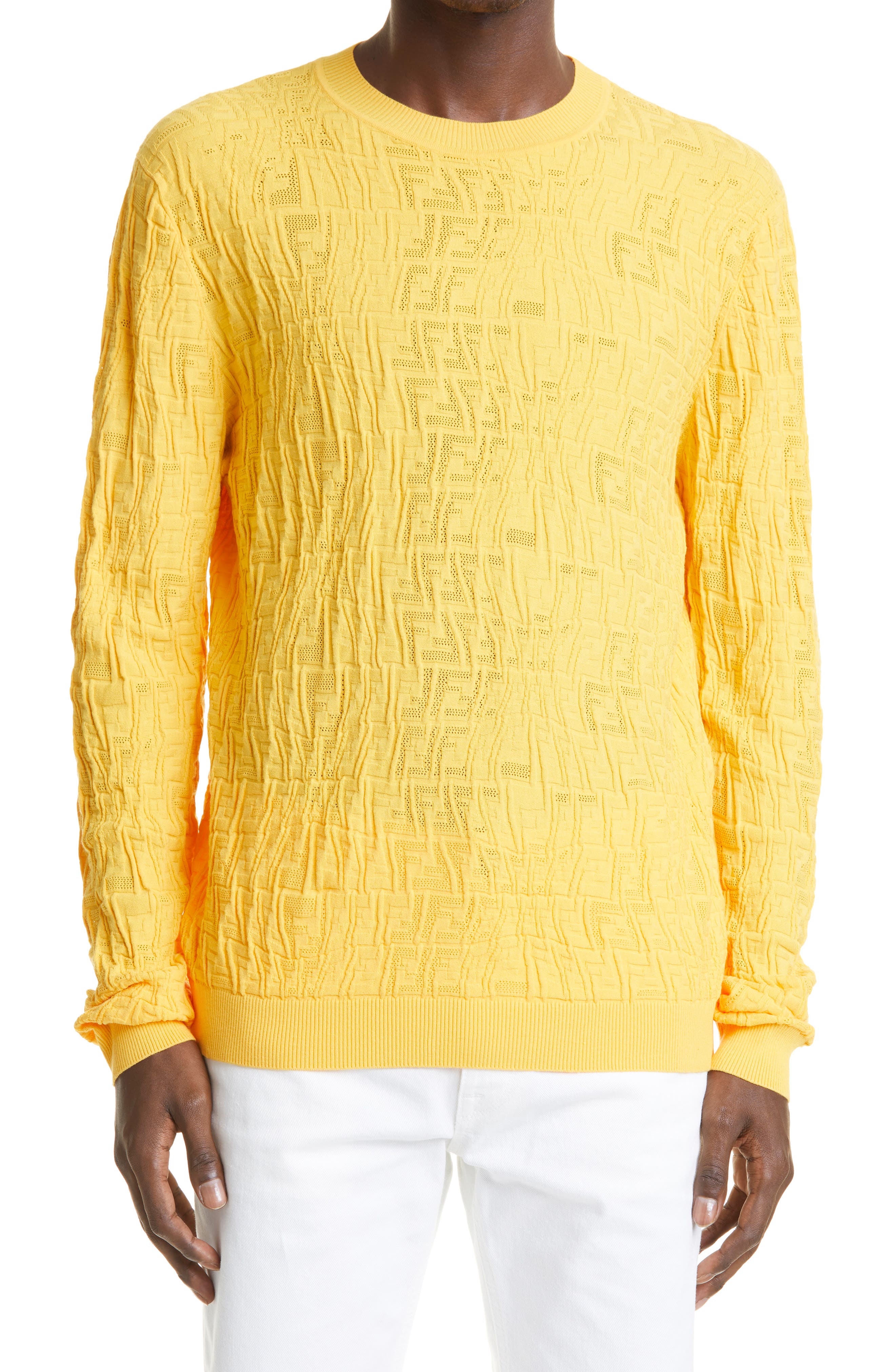 fendi yellow sweater