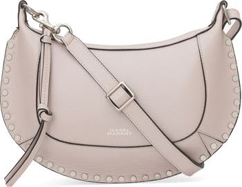 Women's Oskan Moon Leather Shoulder Bag In Taupe