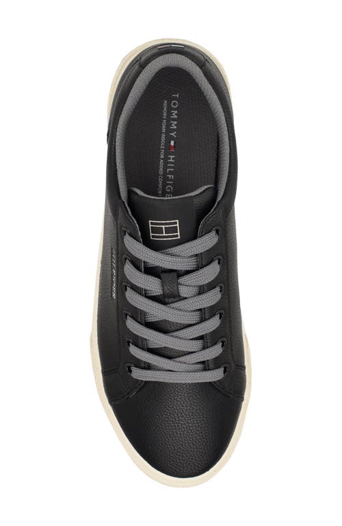 Tommy Hilfiger Men's Rocci Low Top Lace Up Sneakers In Black Multi