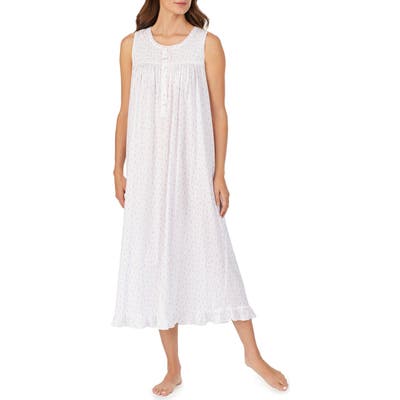 Eileen West Knit Ballet Nightgown, White