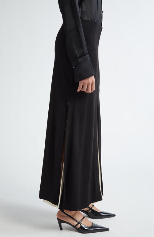 Shop Bite Studios Incise Multislit Skirt In Black