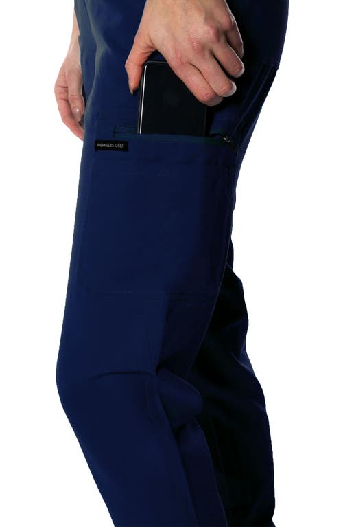 Members Only Valencia Jogger Scrub Pants In Navy