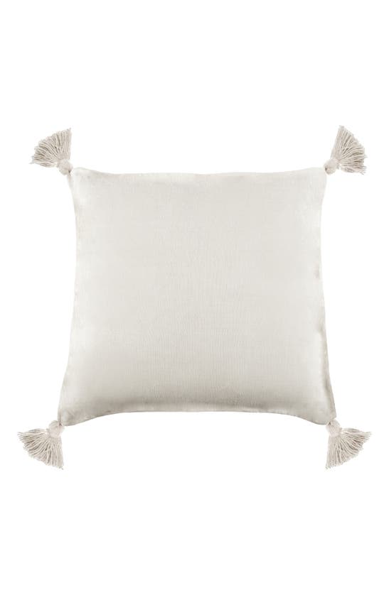 Shop Pom Pom At Home Montauk Tassel Accent Pillow In Cream