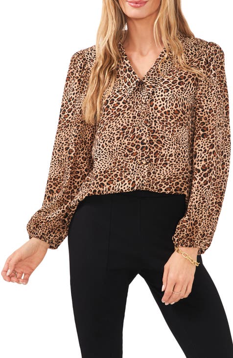 leopard print blouse | Nordstrom