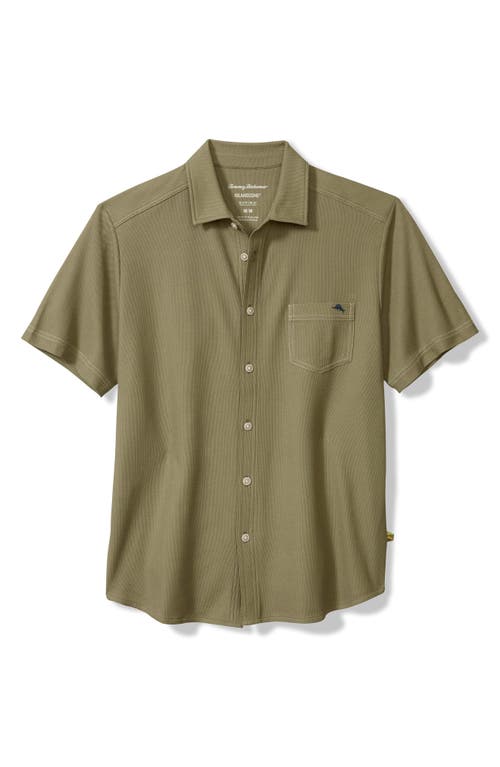 Shop Tommy Bahama Emfielder Islandzone® Button-up Shirt In Tea Leaf