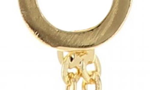Olivia Welles Chain Drop Earrings In Gold
