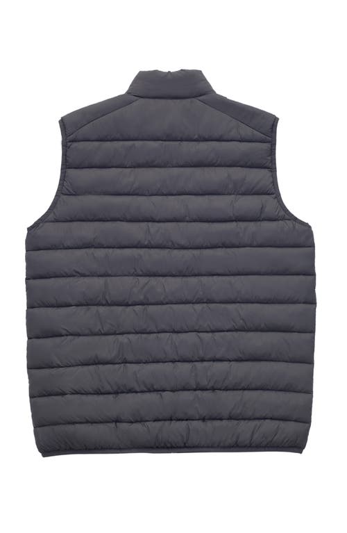 Shop Rokka&rolla Lightweight Puffer Vest In Grey