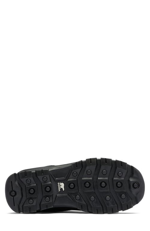 Sorel Buxton Waterproof Snow Boot In Black/quarry