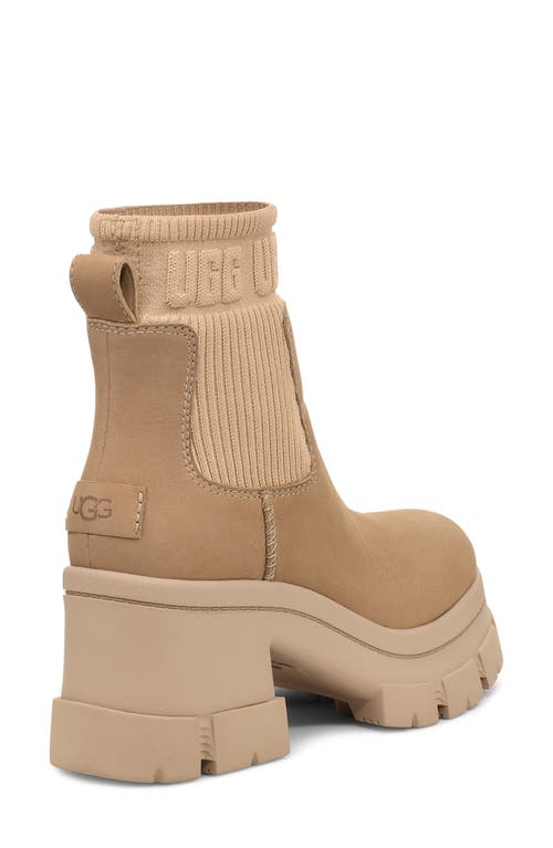 Shop Ugg(r) Brooklyn Platform Chelsea Boot In Mustard Seed