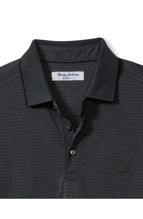 Shop Tommy Bahama Bay Stripe Islandzone® Performance Polo In Coal