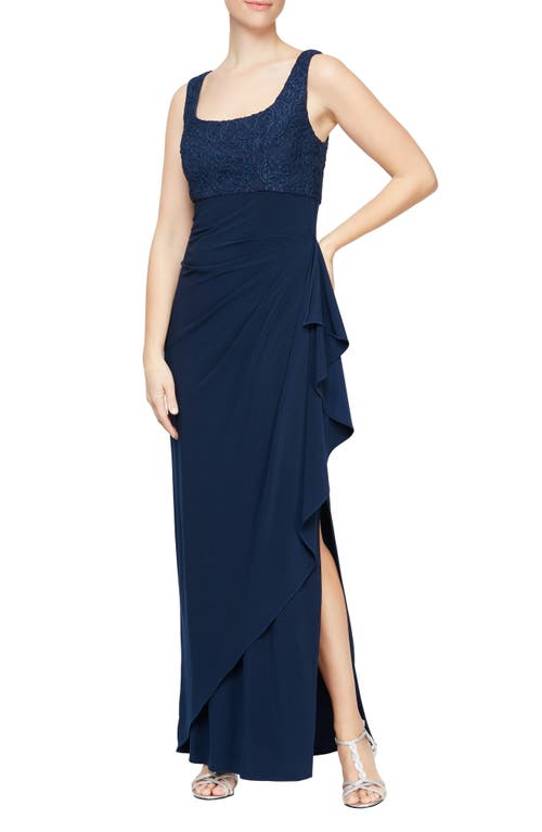 Alex Evenings Empire Waist Gown with Bolero Jacket at Nordstrom