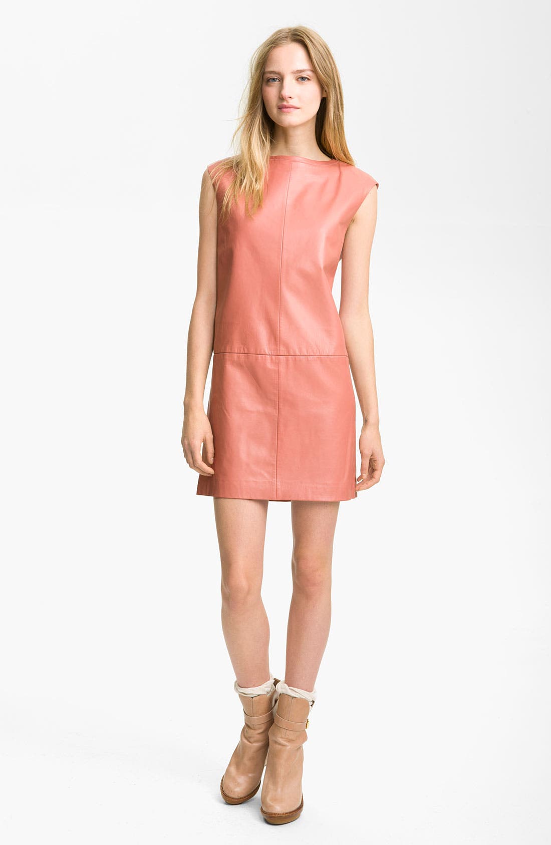 Cacharel Leather Shift Dress Nordstrom