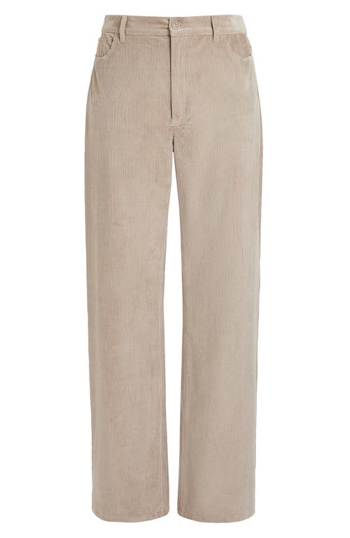 Shop Marina Rinaldi Oregon Corduroy Straight Leg Pants In Turtledove