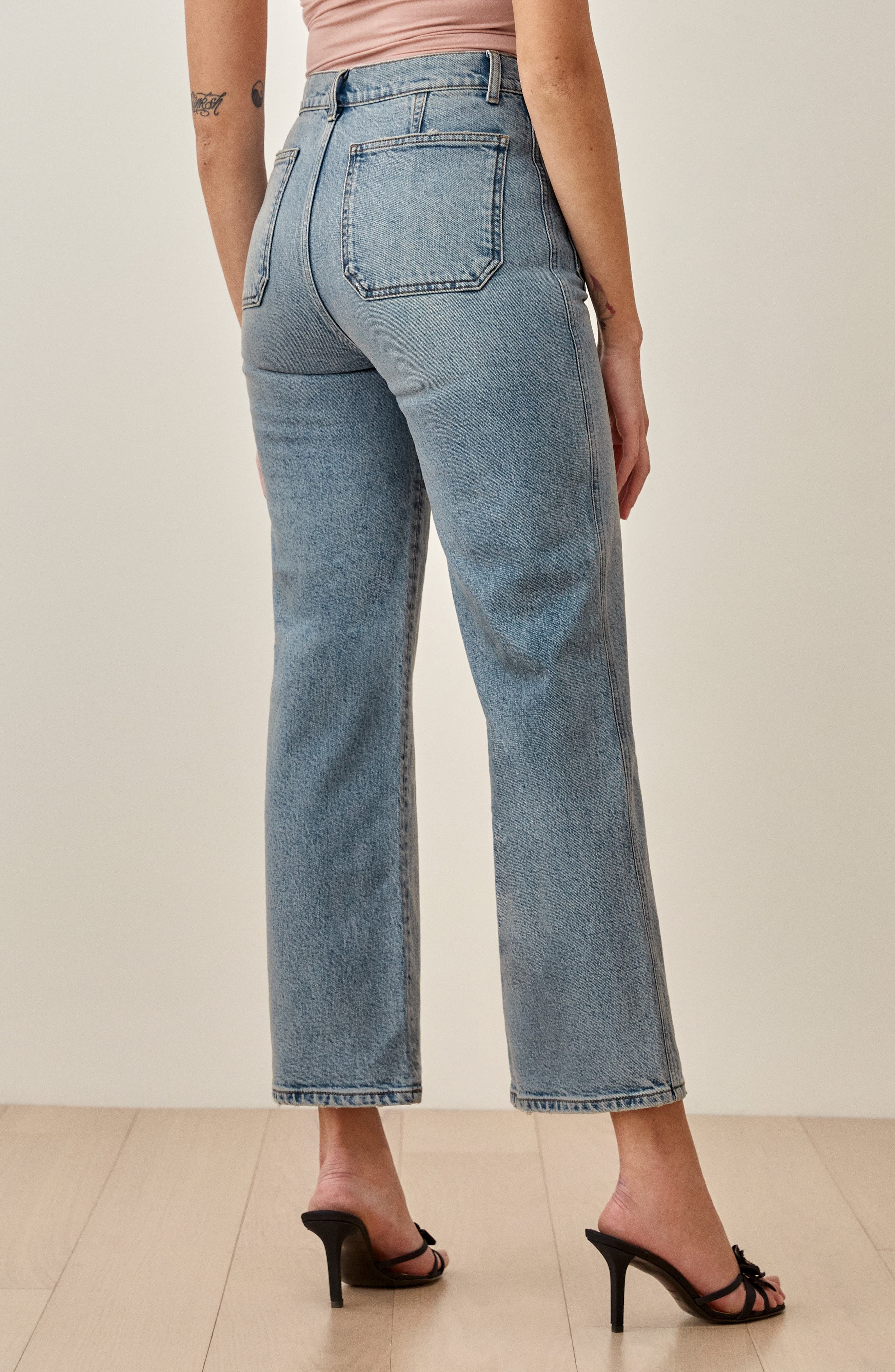 high pocket jeans