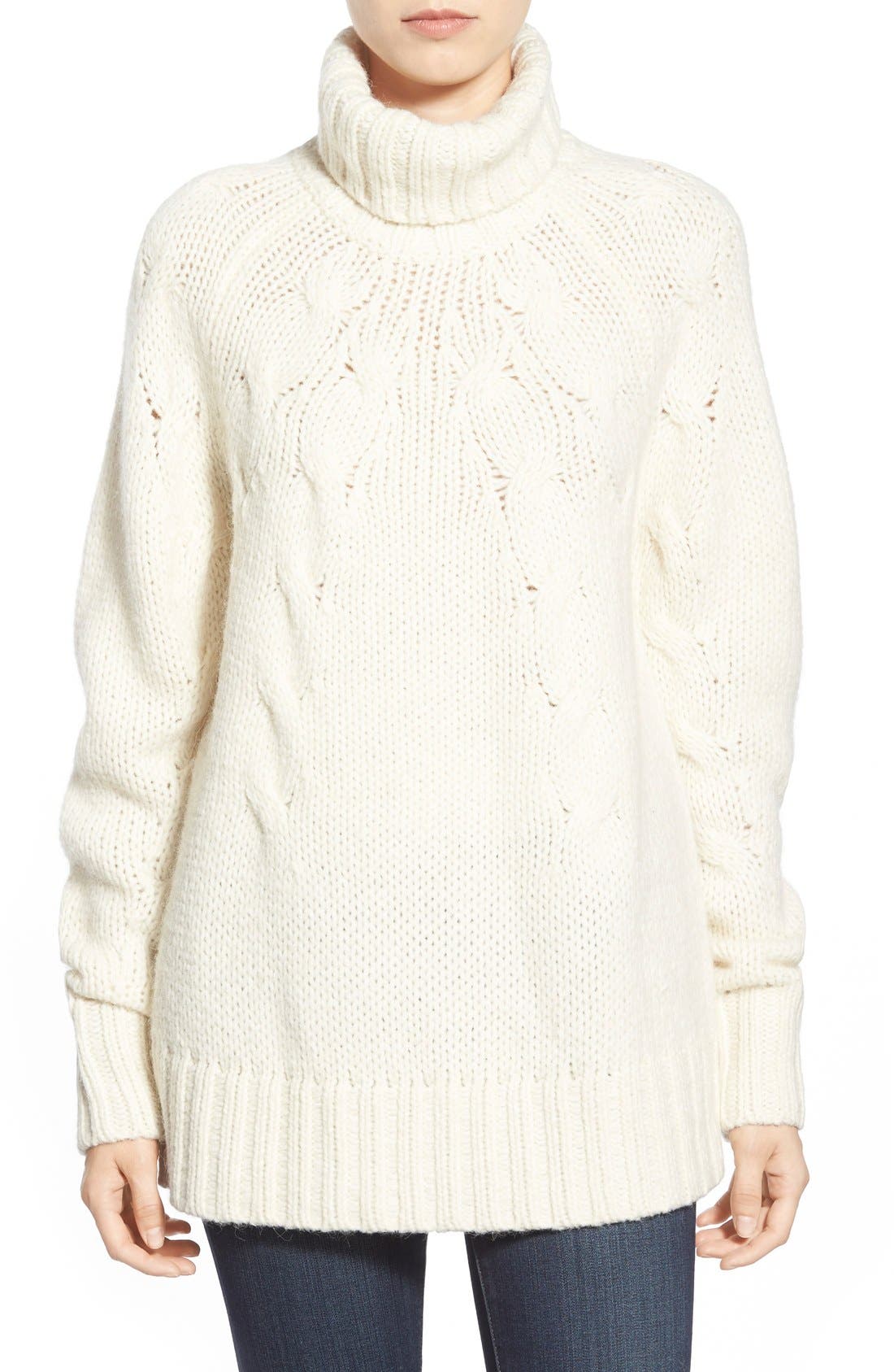 michael kors chunky cable knit sweater