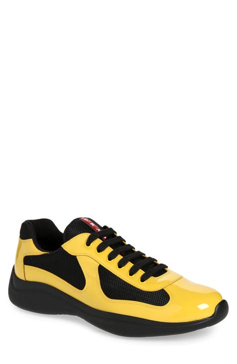 Total 78+ imagen black and yellow shoes mens