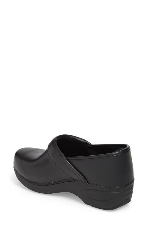 Dansko Pro Xp 2.0 Clog In Black Waterproof Leather