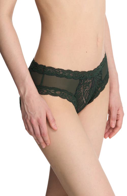 Shop Natori Feathers Hipster Briefs In Dark Forest