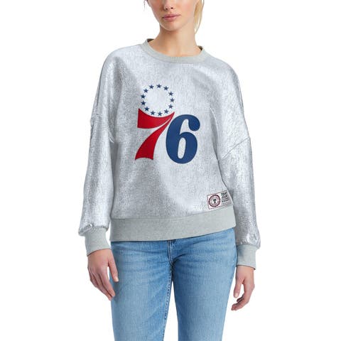 Women's Tommy Hilfiger Cream New England Patriots Zoey Raglan Pullover  Sweatshirt & Pants Tri-Blend Lounge
