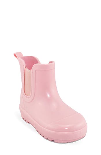 Bearpaw Kids' Shortie Rain Boot In Light Pink Gloss