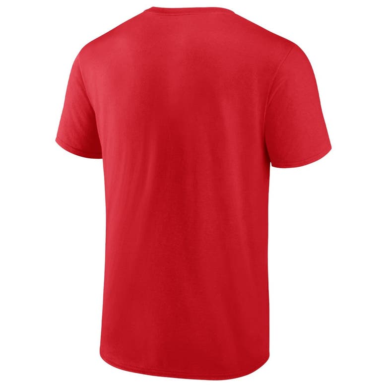 Shop Fanatics Branded Red Kansas City Chiefs 2023 Afc Champions Hometown Not Done T-shirt