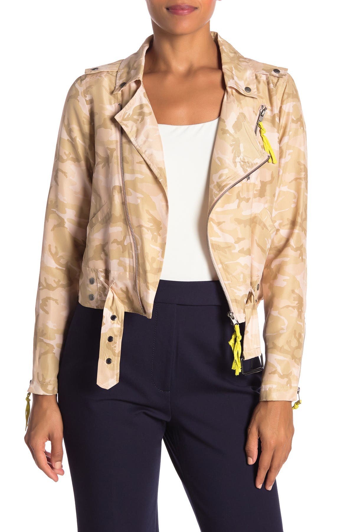 silk moto jacket