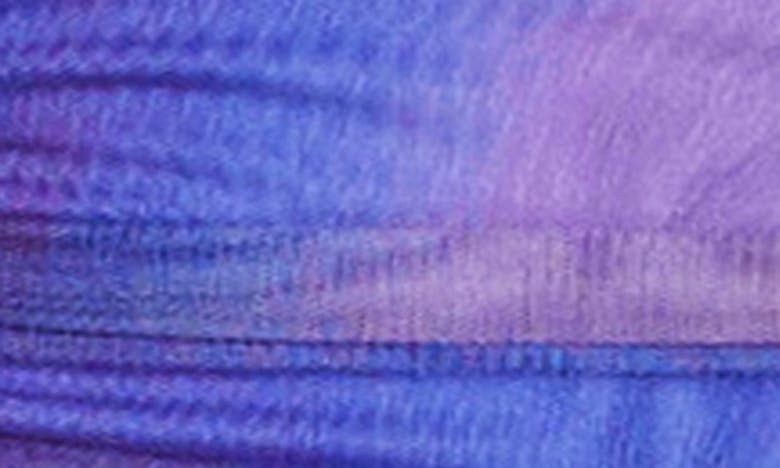 Shop Vici Collection Jazlynn Moiré Strapless Bodysuit In Purple Multi