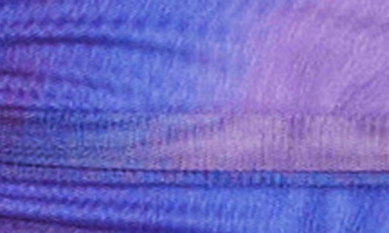 Vici Collection Egremont V-neck Crop Sweater In Purple Multi