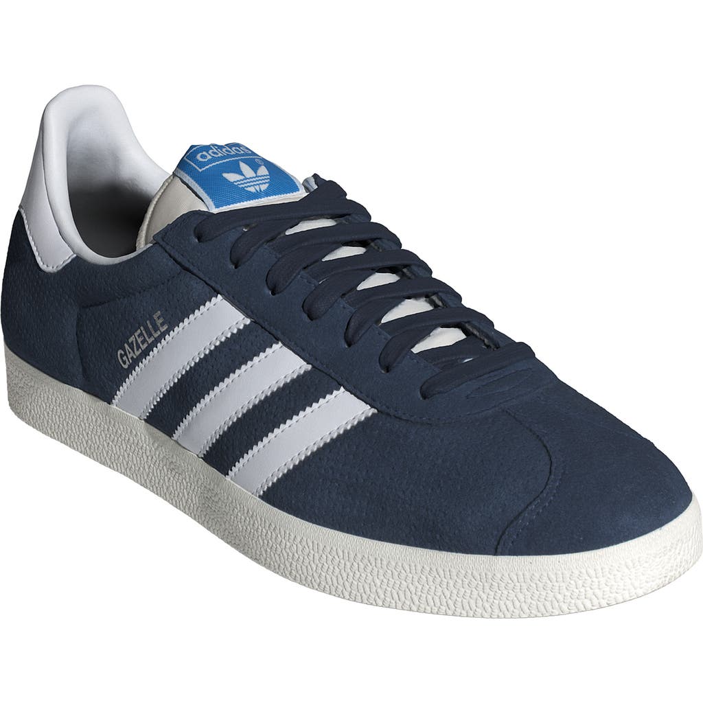Adidas Originals Adidas Gazelle Sneaker In Preloved Ink/white/white