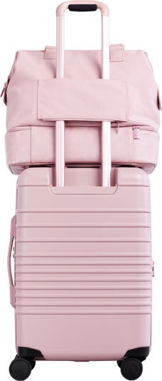 BÉIS 'The Convertible Weekender' in Atlas Pink - Pink Weekender Bag &  Overnight Bag